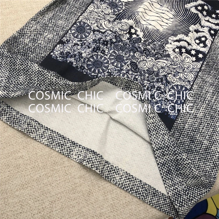 Cosmicchic, женская футболка с коротким рукавом, высокое качество, разноцветный рисунок, повседневный Топ, футболка, подиум, модный дизайн
