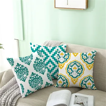 

Nanacoba Nordic Style Geometric Cushion Cover Short plush Pillow Cover For Home Sofa Decorative Pillowcases Throw Pillows