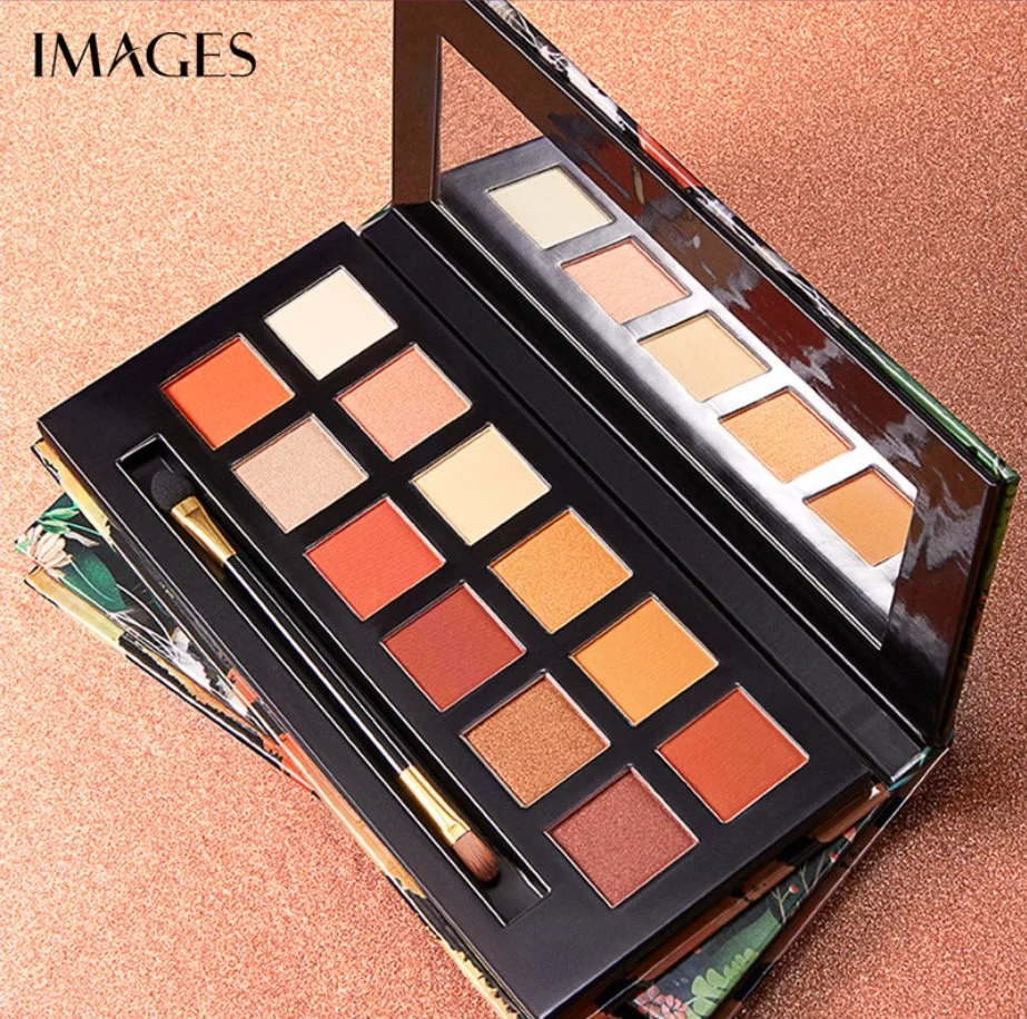 

New 12 Colors Matte Shimmer Eye Shadow Palette Glitter Long Lasting Pigment Waterproof Eye Shadow Palette