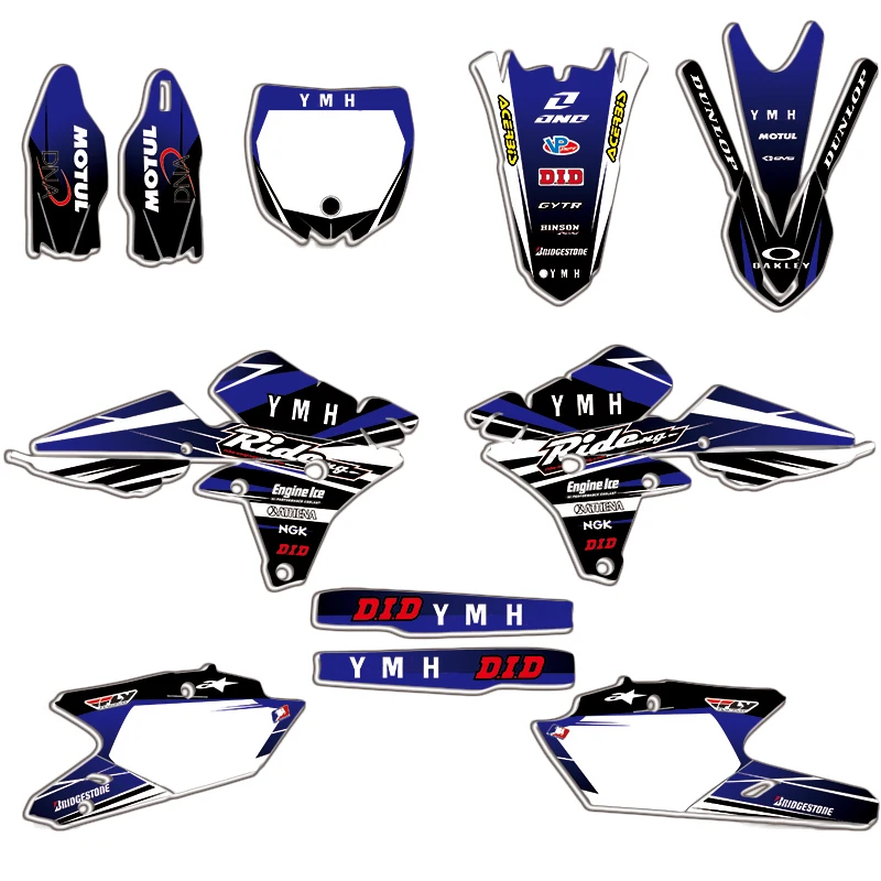 

Decal Sticker for Yamaha YZ250F 2014-2018 YZ450F 2014-2017 3M Motorcycle Fairing Graphic YZ 250F 450F YZF 250 450