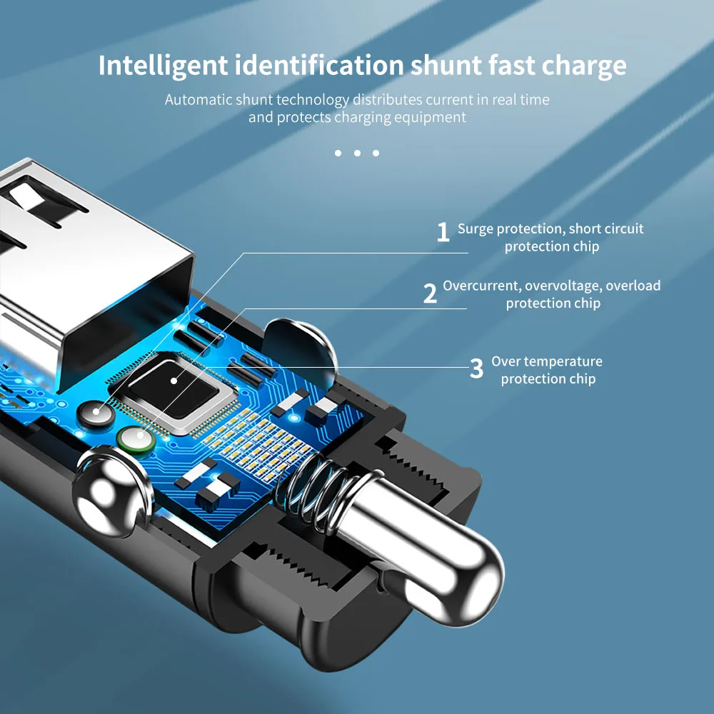 Автомобильное зарядное устройство Marjay 18 Вт быстрая зарядка 3 0 4 USB для Xiaomi mi 9 Huawei