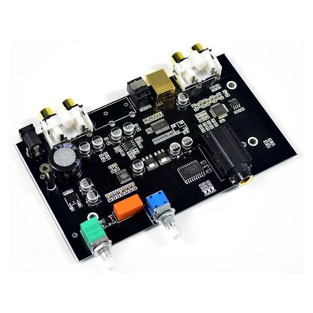 PCM5100 цифро-аналоговый преобразователь USB волоконно-оптическая плата RCA DAC декодирующая плата 96 кГц для ПК ТВ усилитель