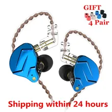 Плотным верхним ворсом KZ ZSN PRO 1BA+ 1DD гибридной технологии HIFI Металл вкладыши наушники басовый вкладыш спортивные Шум шумоподавления наушники ZST AS10 ZS10 ES4 V2