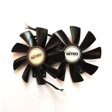 Nouveau GAA8S2U 2 pcs/lot DC12V 0.45A 100mm 4pin pour Saphir R9 380 380X 2G 4G 5D Ventilateur De Carte Graphique