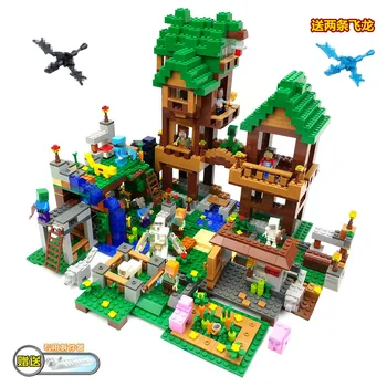 

i2020 toys for children minecraftinglys Building Blocks Compatible Figures Aminal Alex Action Brick Toys Children new mario