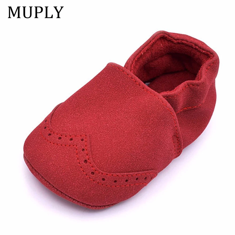 Nubuck Leather Baby Shoes Infant Toddler Baby Girl Boy Soft Sole First Walker Baby Moccasins High Quality Kid's Shoes For 0-18M 6