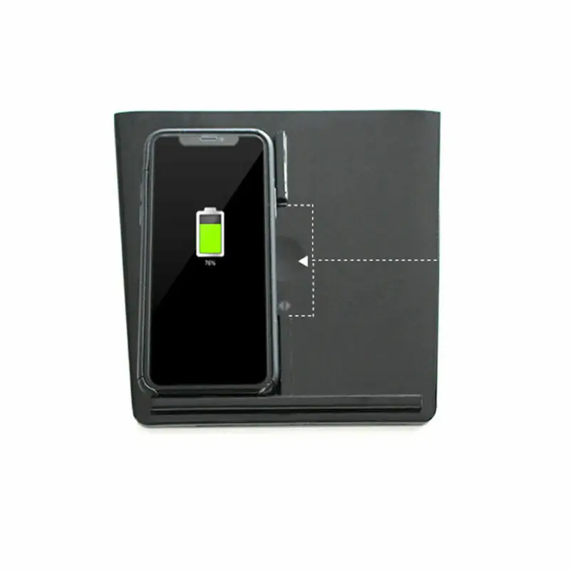 Fast Wireless Charger for Tesla Model 3 Center Console Dual Phones Charging Pad