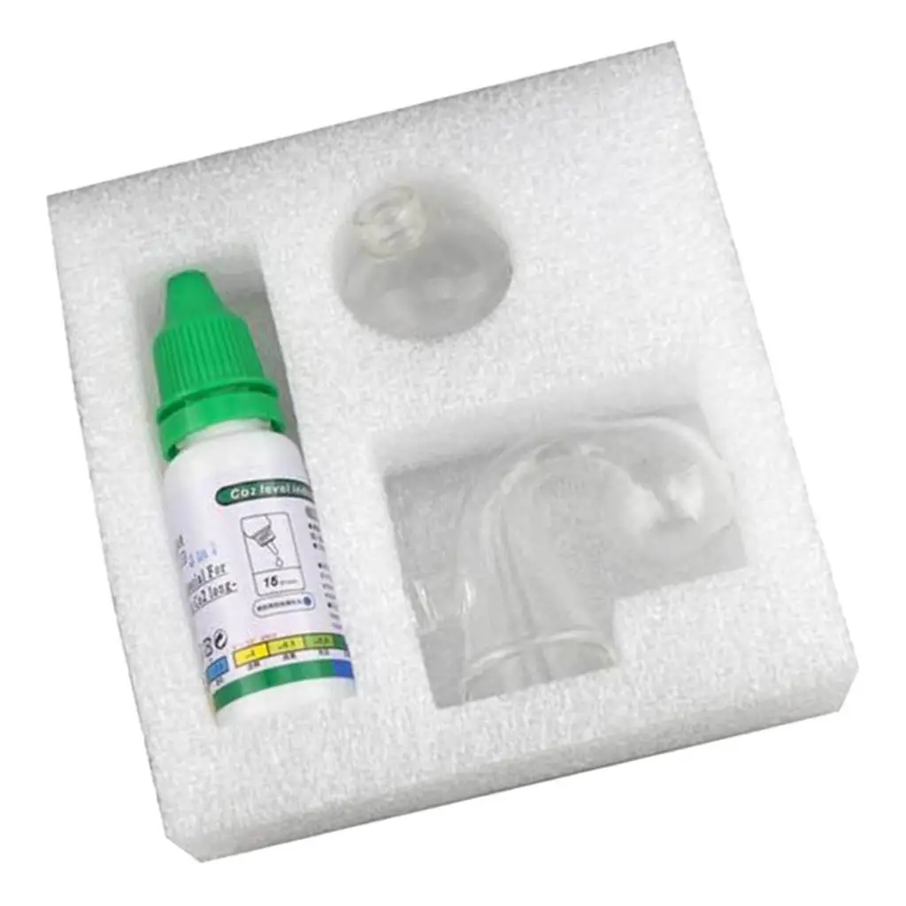 CO2 Monitors Dosing In Aquariums Fish Tanks Checker W/ 15ml Monitor Fluid