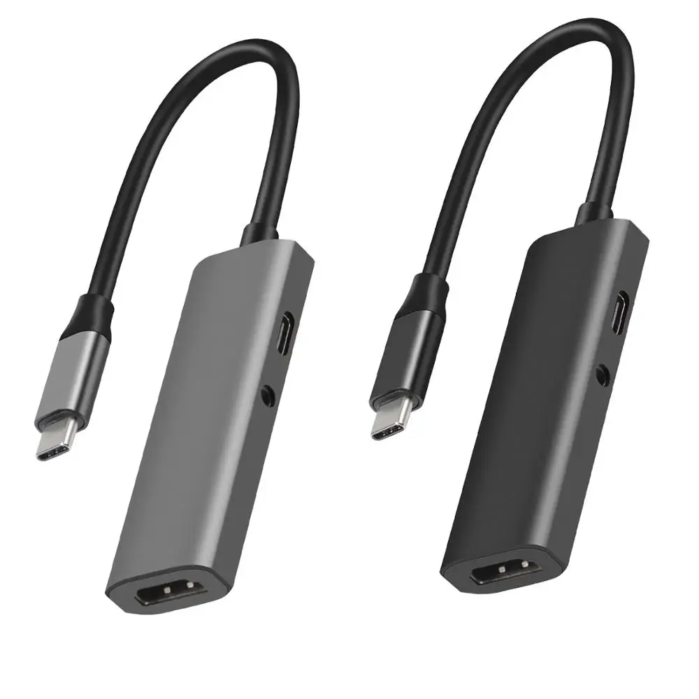 USB C концентратор к HDMI type C концентратор для iPad Pro USB-C type-C аудио разъем концентратор адаптер для MacBook Pro Air с PD