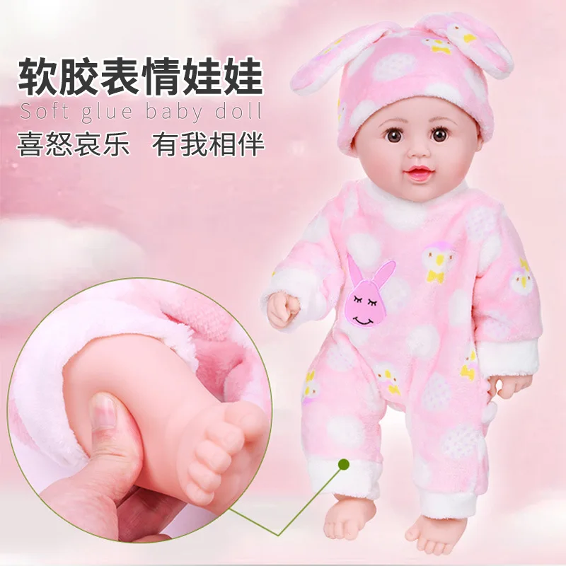 

Talking Soft Silcone Ocean Expression Doll Baby Emotions Sleep Fake Baby Model Doll Toy Infant