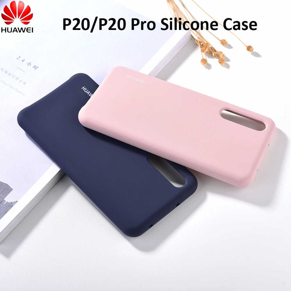 Huawei P20 Pro Liquid Silicone Phone Case Soft TPU Silky Back Housing Cover For P20/P20 Smooth Waterproof Finish Skin Shell | Мобильные