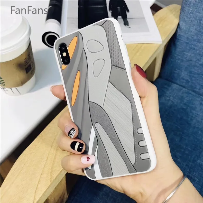 Защитный чехол для мобильного телефона FanFans подходит для iPhone 7/8 plus/X/Xr/Xsmax, высококачественный стерео силиконовый кокосовый 700