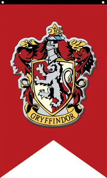 

16 New giftwear Party Supplies College Flag Banners Gryffindor Slytherin Ravenclaw Kids Gift Toys Magic Cosplay Home Decoration