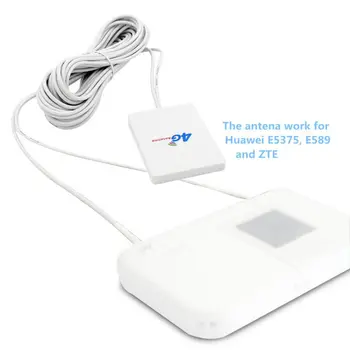 

External WIFI TS-9 / SMA Cable Signal Amplifier 28DBI 4G 3G LTE Antenna Network Connector Mobile Router Aerial Double Broadband