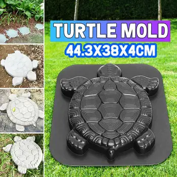 

Simulation Turtle Shaped Garden Path Pavement Landscape Stepping Stone Maker Mould DIY Cement Paving Mold Floor Tiles