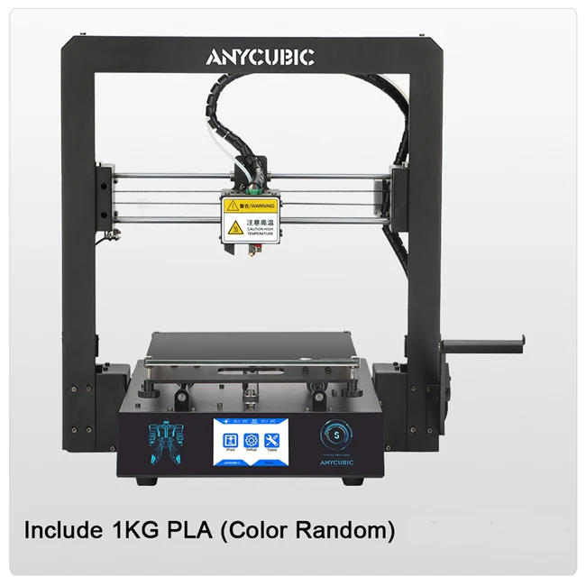 ANYCUBIC Mega-S 3d принтер Модернизированный экструд размера плюс TFT сенсорный экран Настольный FDM дешевый 3d Принтер Комплект impresora 3d drucker - Цвет: Mega-s