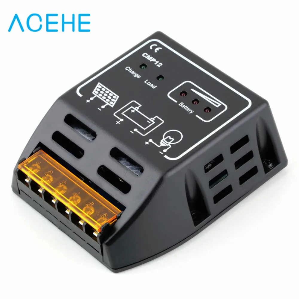 

1pcs Hot Worldwide 10A 12V 24V Solar Cell panels Battery Charge Controller