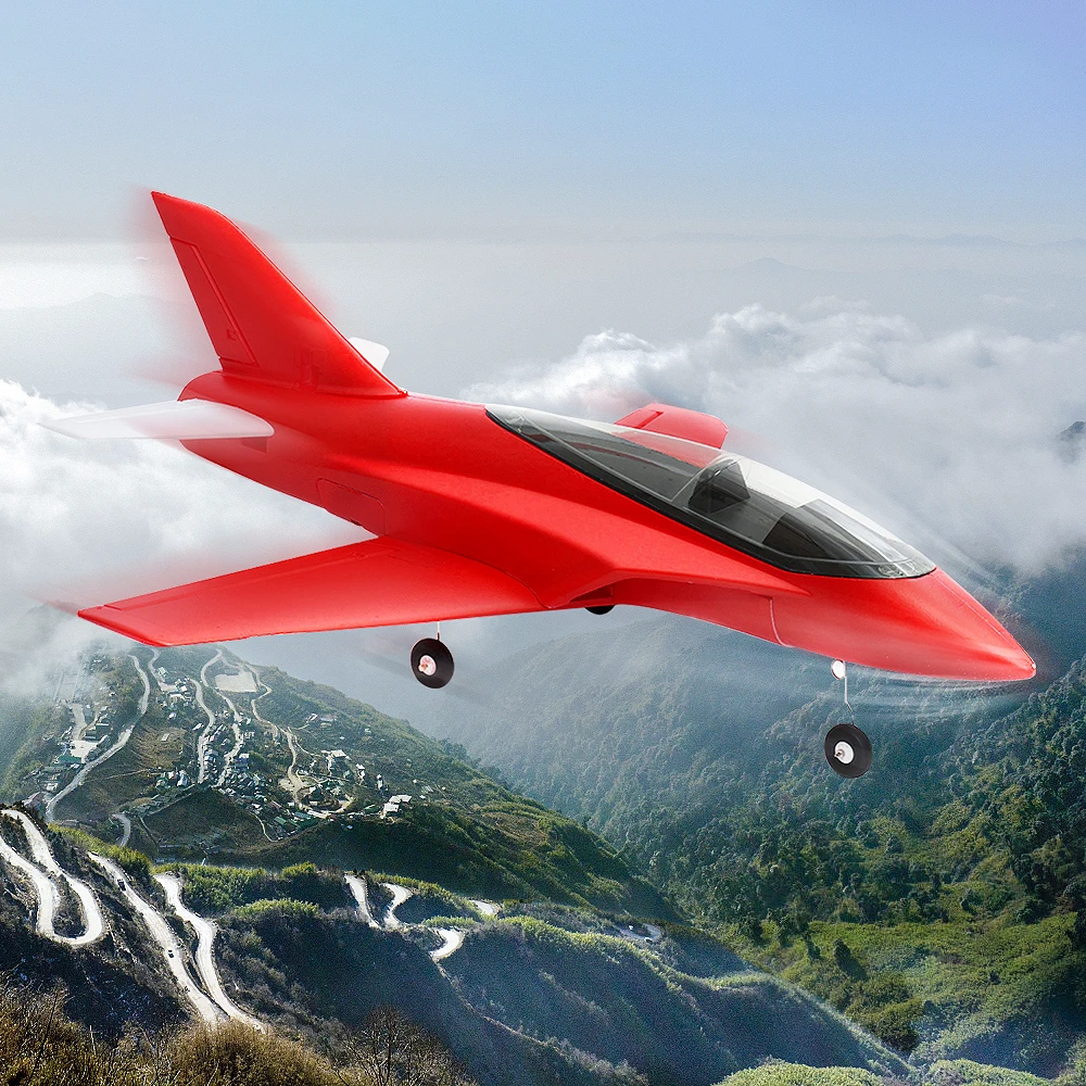 Discount RC Aircraft Drone Outdoor Toys for Children Model Airplane V8 750mm Wingspan 64mm Ducted Fan EDF EPO Warbird RC Airplane KIT