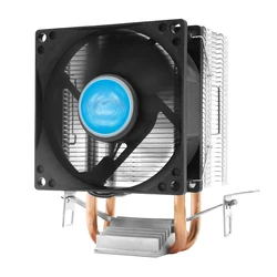 Radiateur de refroidissement universel pour processeur Intel LGA 1150 1155 1200 1366 2011 AMD AM4, 2 caloducs, PWM, silencieux, 4 broches 