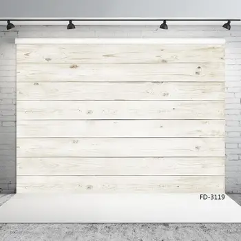 

White Wood Board Texture Photo Background Photocall Food Vinyl Photography Backdrop Props Studio Shoot For Baby Newborn Portrait
