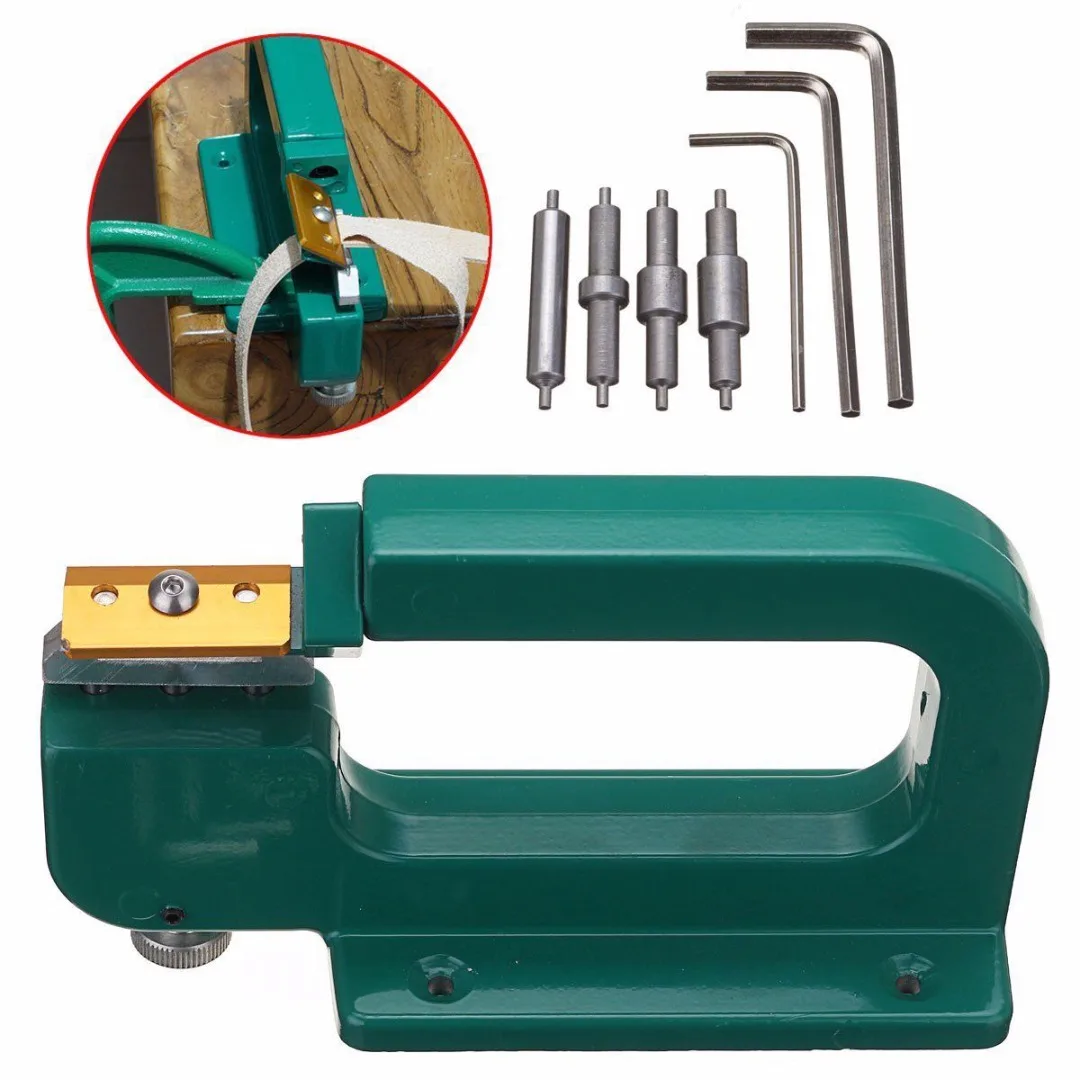 DWZ DIY Leather Craft Splitter Skiver Paring Peeling Machine Edge Cut Skiving Shovel