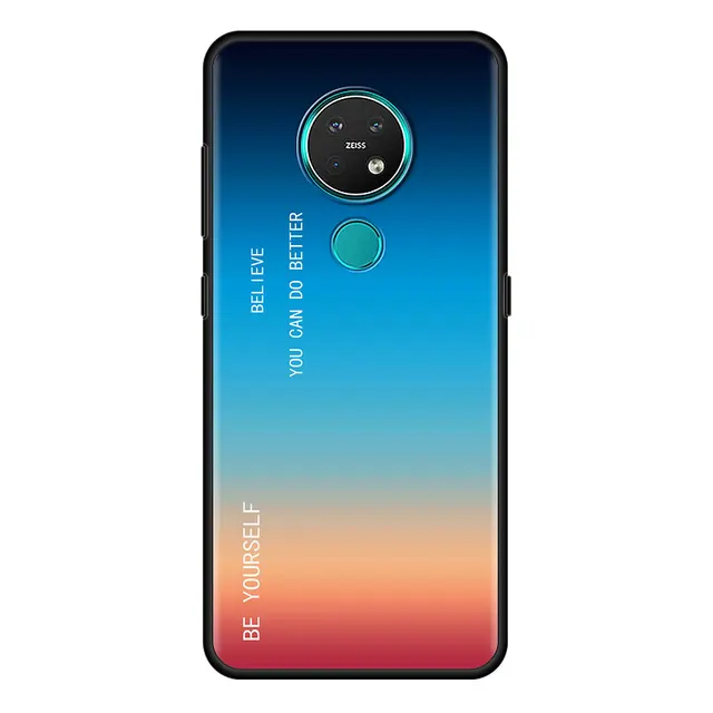 Gradient BE YOURSELF Cell Phone Case for Nokia 5.4 7.2 3.4 5.3 2.3 3.2 8.3 5G 2.4 2.2 4.2 1.3 1.4 C20 G20 X20 Cover Coque B06