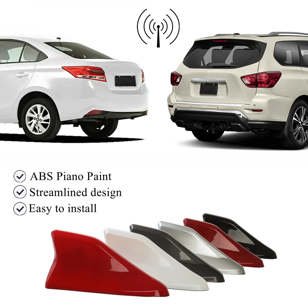 Car Shark Fin Roof Antenna Votex Stereo Cover Radio AM/FM Signal Amplifier Aerial Auto Accessories for Hyundai i20 2015 2013