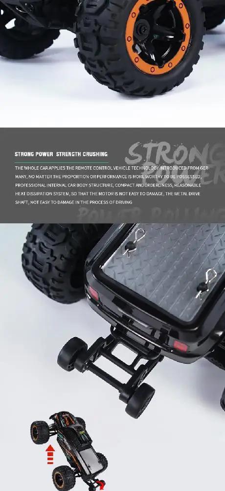 HBX 16889 1/16 2,4G 4WD 45км/ч бесщеточный ру автомобиль с светодиодный светильник Электрический внедорожный грузовик RTR модель VS 9125
