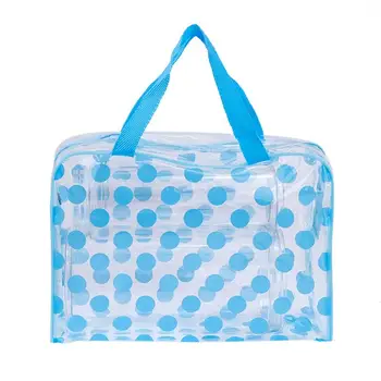 

OUNONA 1Pc Travel Storage Pouch Waterproof PVC Transparent Travel Toiletry Storage Bag Makeup Cosmetic Pouch for Women