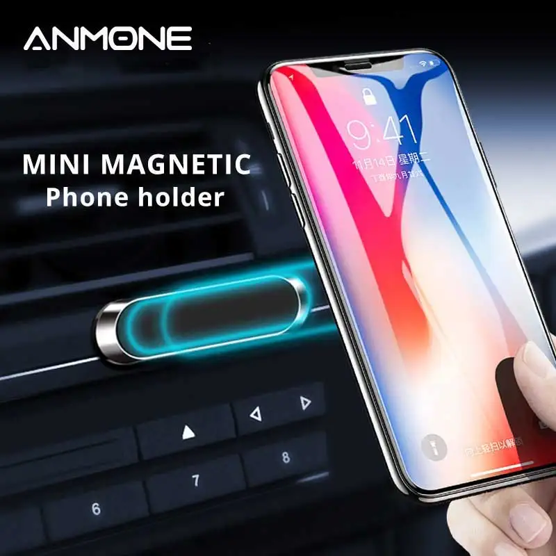 Магнитный автомобильный мини телефон anmon для iPhone XS MAX Xiaomi redmi 4x 4a 6 магнитное