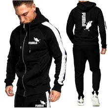 Brand Fashion Tracksuit Men's Hoodie Suit Print Spring Casual Hoodie+Pants Men Suit Sports Two Piece Men Clothes Sportswear Sets