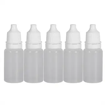 

50Pcs 10ml Soft Empty Squeeze Dropper Bottles Eye Drop Liquid Storage Containers