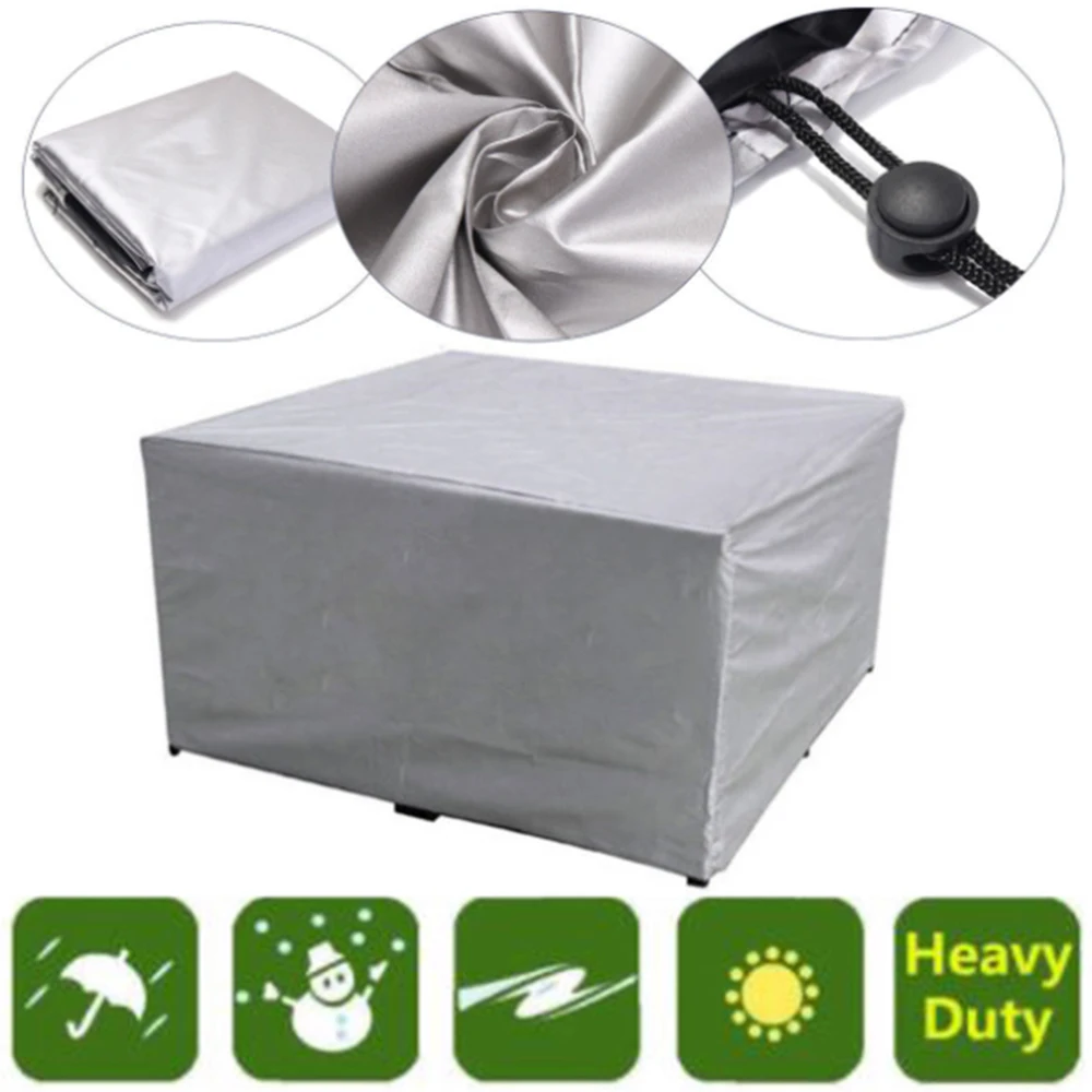 

Waterproof Outdoor Patio Garden Furniture Covers Rain Snow Chair Covers For Sofa Table Chair Dust Proof Cover