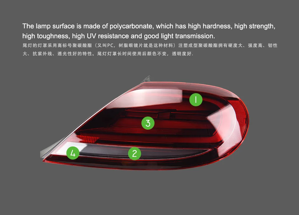 Lâmpada de Cauda para o Carro Luzes da Cauda Sinal de Halogéneo Luzes de Nevoeiro Acessórios de Carros Beetle Levou Running Luz Drl Tuning vw 2020-2020 Day 7 Luzes p/ carro