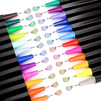 

80 Colour Fine Point Pens Set 0.4mm Fine Tip colouring pens for Sketch Writing Drawing