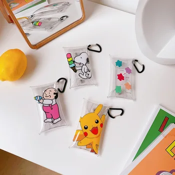

Mini Bag Simple Cartoon Mini Portable Change Wallet Lovely Creative Lipstick Bag Coin Pack Headset Storage Bag Pendant Snopy