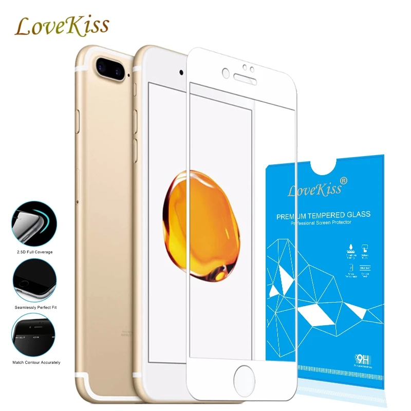 Full Coverage Glass Film For iPhone 11 Pro XR XS Max X 6 6S Plus 7 8 Screen Protector Tempered Protective Case |