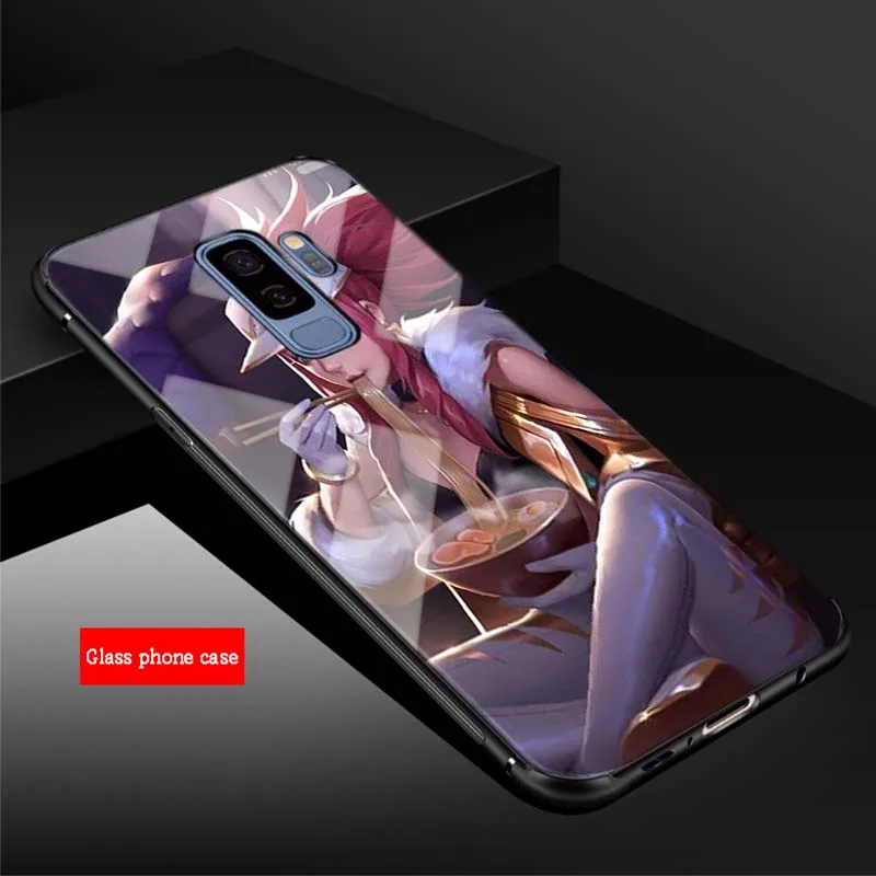Лига Легенд для Samsung Galaxy S8 S9 S10 плюс A6 A6S A8 A7 J6 J8 нут 8 9 Tempered Стекло чехол для телефона