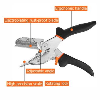 

Workshop Multi-angle Scissors Hand Tool Steel Comfortable grip Trimming