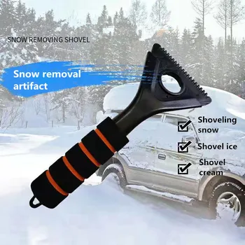 

Car Windshield Ice Scraper Snow Remover Shovel Sponge Handle Deicer Spade Deicing Cleaning Tools Car Winter Scraping Tool