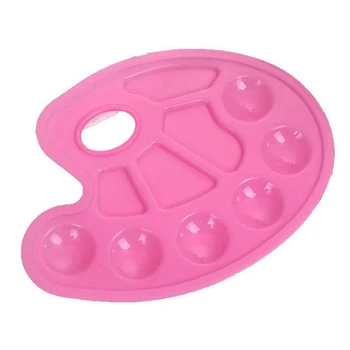 

10PCS Artists Palette Paint Drawing Tray Mixing Tray For Acrylic Oil Watercolour Color Paint Palettes Art Plastic Drawing Tray