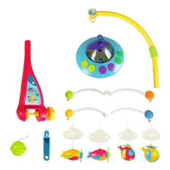 

108 Song Baby Crib Musical Mobile Rotating Bed Bell Rattle Puzzle Toys Gift for Newborn