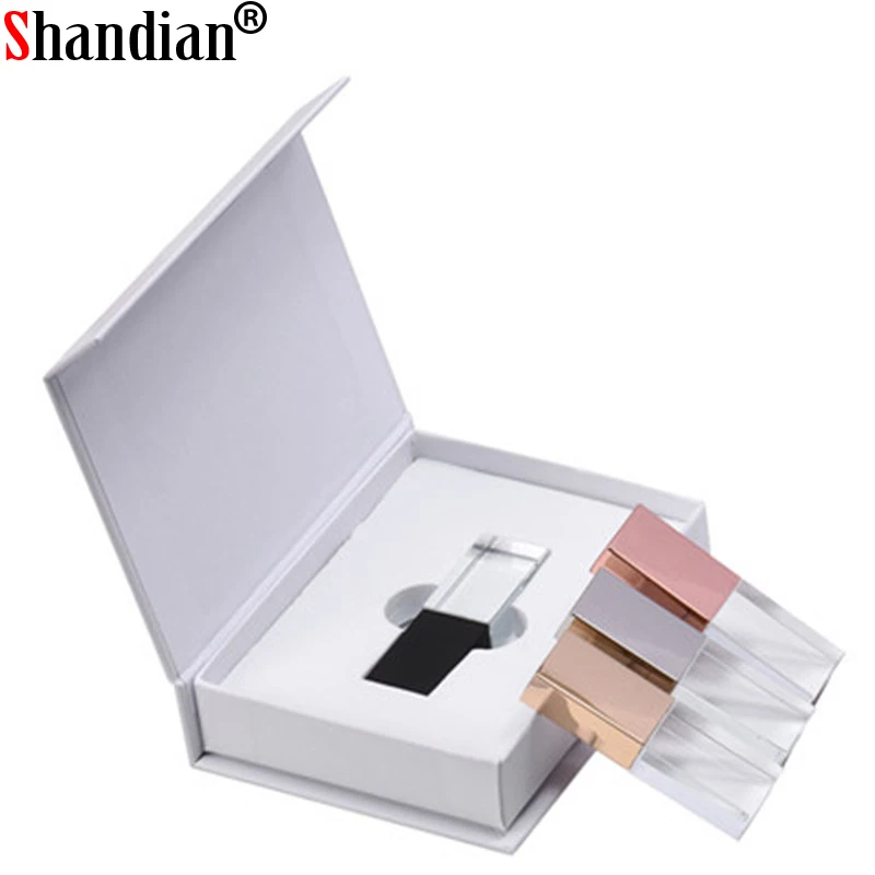 USB-флеш-накопитель SHANDIAN 2 0 в розовом и золотом цвете с коробкой | Компьютеры офис
