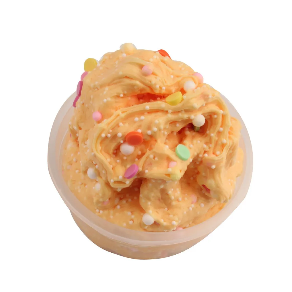 Fluffy Slime Supplies Stress Relief Toy Child Creativity Imagination Education toy Beautiful Color Colorful Slime toys #A