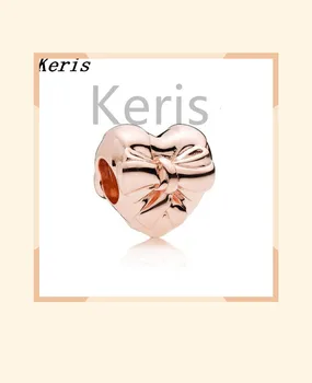 

100% of 925 silver sterling new bright pink bow string string act the paper of the day mother package sent free