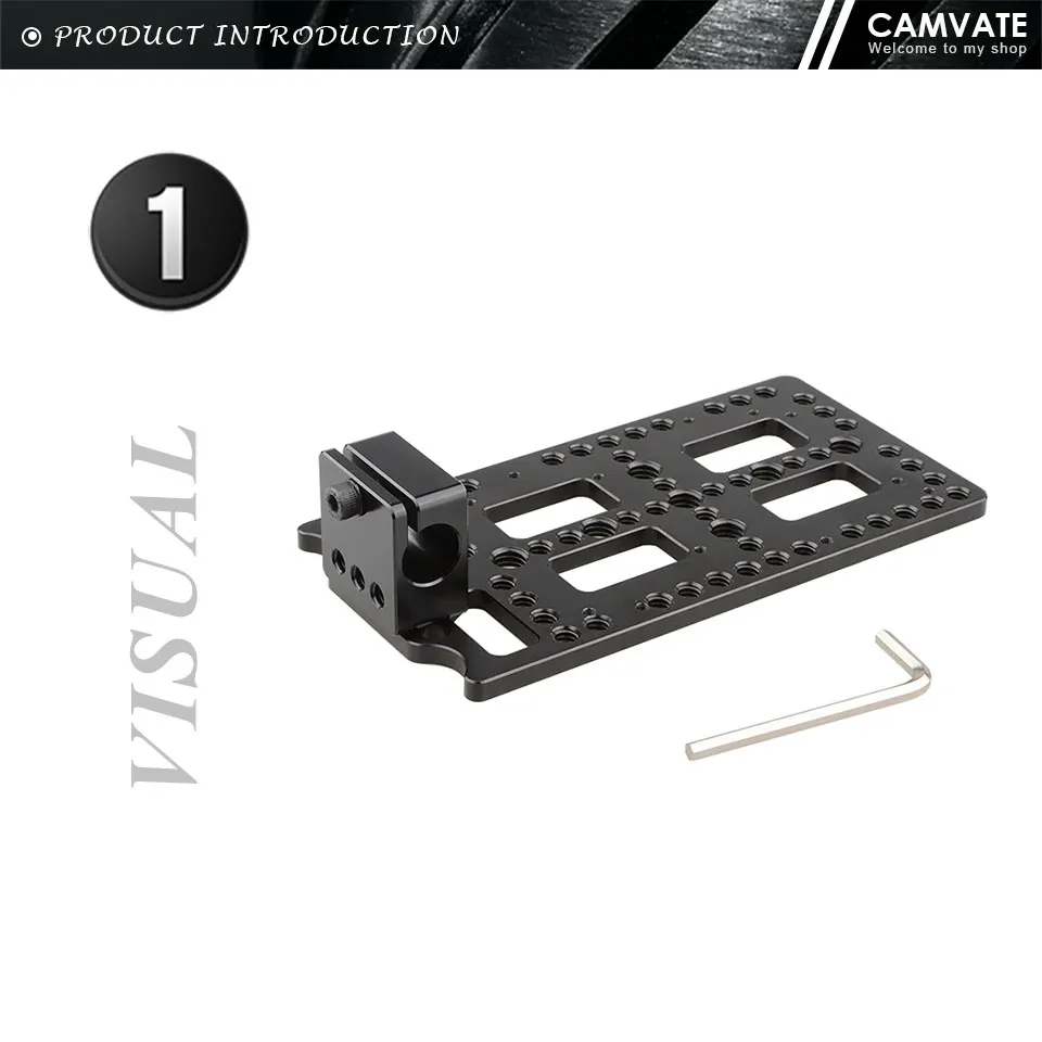 Multifunctional Battery Plate/Mounting Cheese Plate With Standard 15mm Single Ro