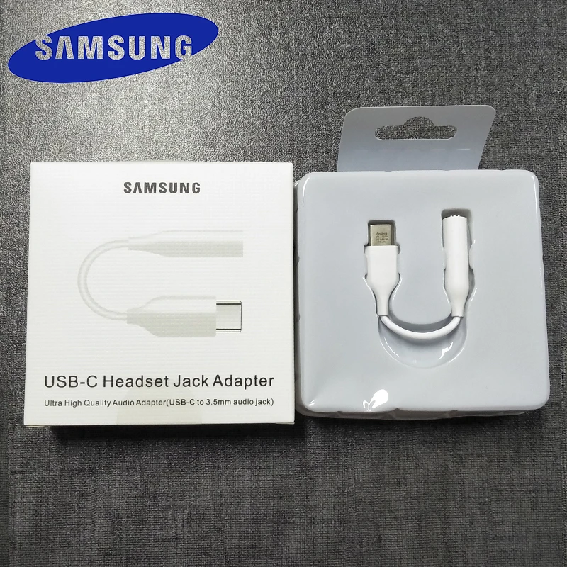 Кабель для наушников SAMSUNG с разъемом USB Type C 3 5 адаптер AUX мм Galaxy Note 10 Plus + A90 A80 A60