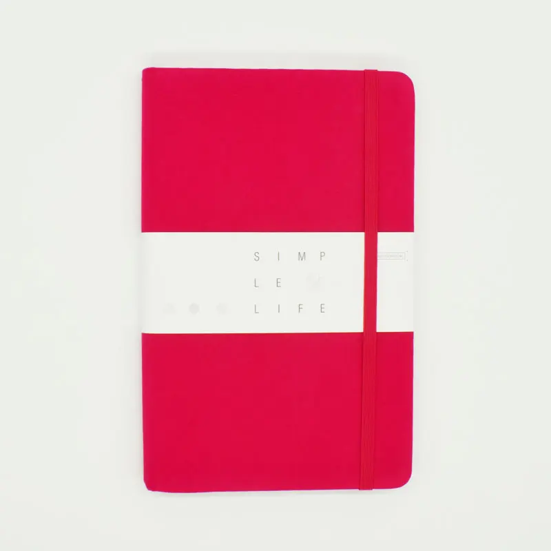Rose Bullet journal записная книжка А5, Тканевая обложка(твердая), 100 листов, качественная бумага 100 г/м2, непроницаемая бумага для чернил, Statioanry Planner - Цвет: Rose