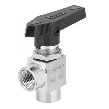

Ball Valve 304 Stainless Steel BSPP Female Thread Right Angle Ball Valve for Water Gas Oil Manual Valve