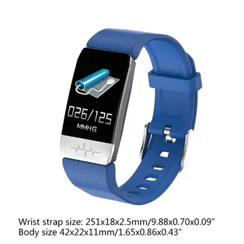 

T1S Smart Bracelet Tempurature Heart Rate Monitor Bluetooth Fitness Sport Watch 28TE